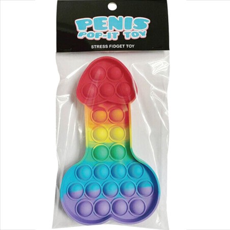 gioco anti-stress da scherzo a forma di pene penis pop-it