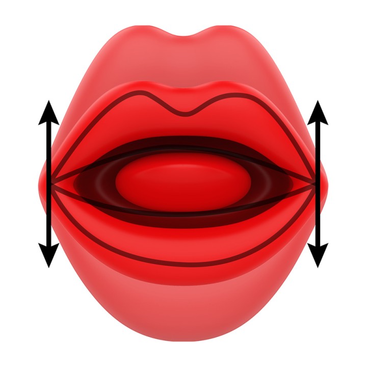 MIA Stimulateur de clitoris avec effet baiser, lécher et