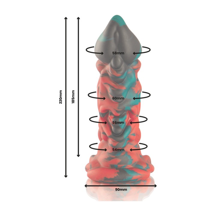 EPIC Dildo de fantasia filho do amor e deleite PHOBOS-48187