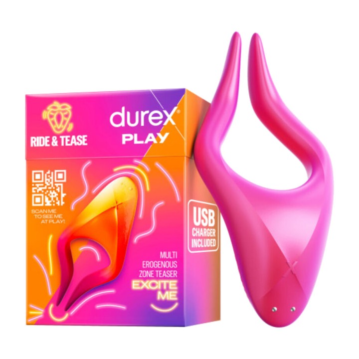 DUREX Multi-stimulator vibrator for couples RIDE TEASE