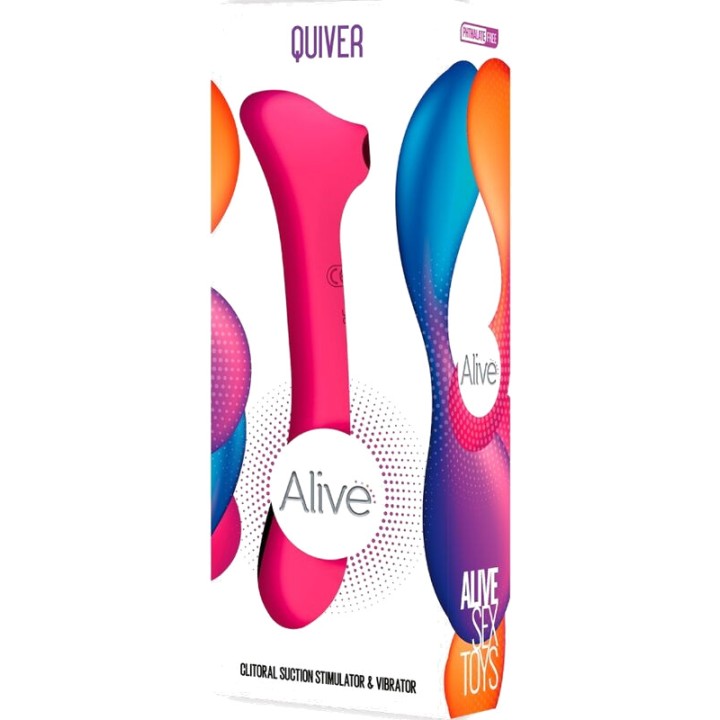 ALIVE Aspirateur de clitoris avec vibration QUIVER