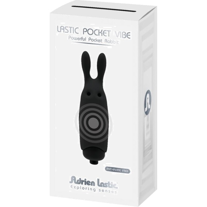 ADRIEN LASTIC Vibrator met konijnenvorm LASTIC-POCKET