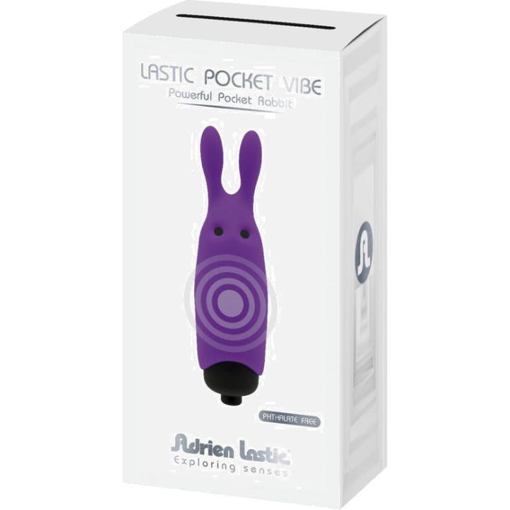 ADRIEN LASTIC Vibrador de sac with forma coneixample