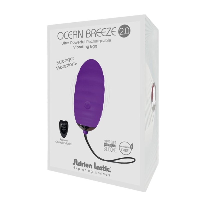 ADRIEN LASTIC Oeuf vibrant rechargeable avec télécommande