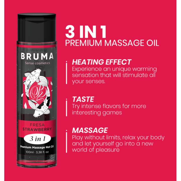 BRUMA Varmeeffekt massageol 3-i-1 PREMIUM-100ML D-236773VAR