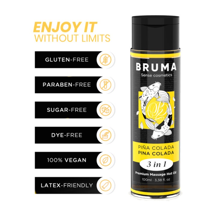 BRUMA Varmeeffekt massageol 3-i-1 PREMIUM-100ML D-236773VAR