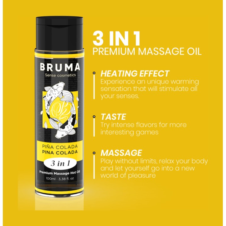 BRUMA Massageöl Wärmeeffekt 3-in-1 PREMIUM-100ML D-236773VAR