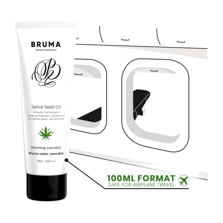 BRUMA Teplovy lubrikációs gel sémolej súrusem 100 ML