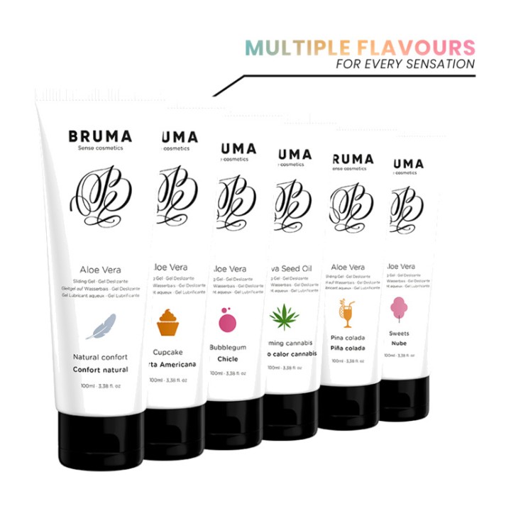 BRUMA Heat effect lubricating gel with seed oil 100 ML