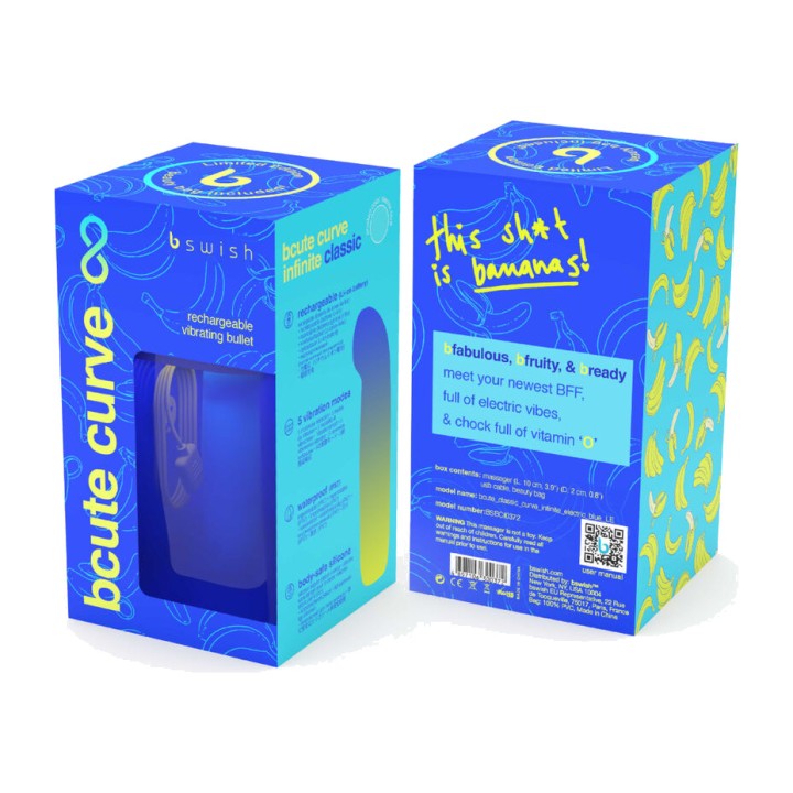 B SWISH Vibrador Punt G recargable de silicone edició