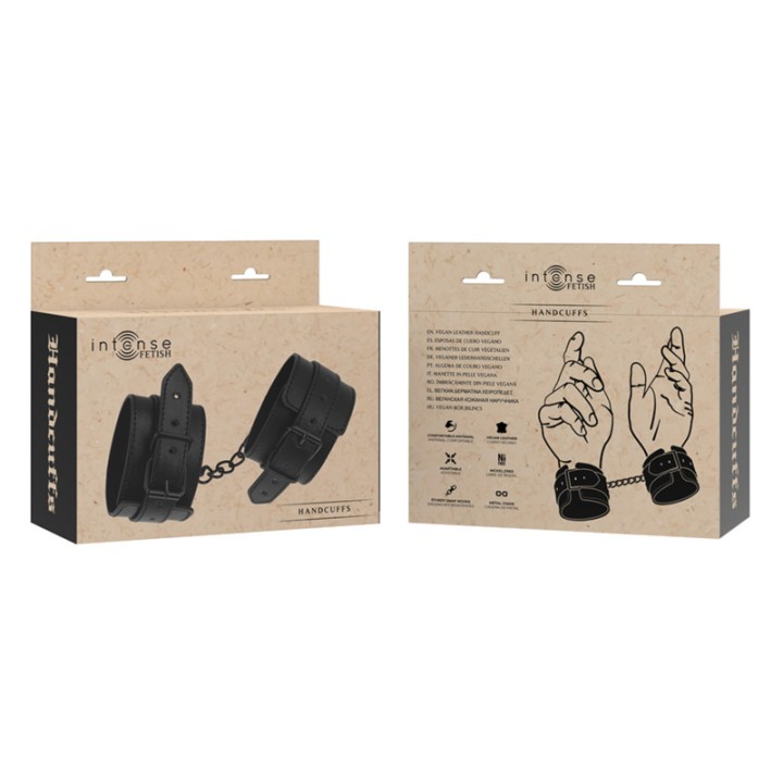 INTENSE Lederhandschellen vegan FETISH D-236016