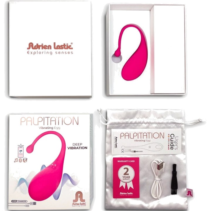 ADRIEN LASTIC Vibrerende egg med app PALPITATION-45536