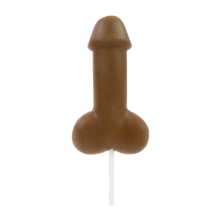 SPENCER FLEETWOOD Chupeta de chocolate com leite em forma