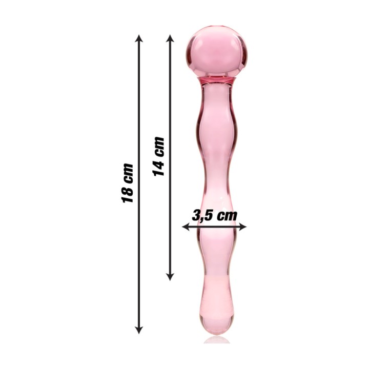IBIZA TECHNOLOGY Crystal dildo NEBULA 13 18CM Ø3,5CM