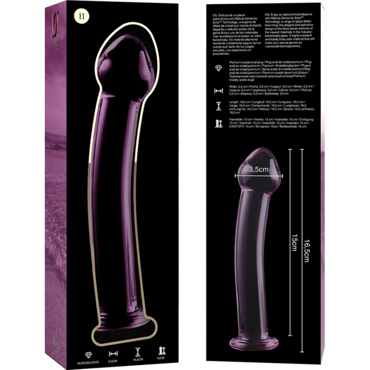 IBIZA TECHNOLOGY Kryss dildo NEBULA 11 16CM Ø3CM D-235941VAR