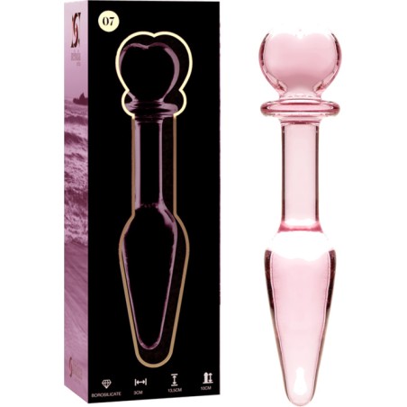 plug anal de cristal nebula 7 13,5cm ø3cm