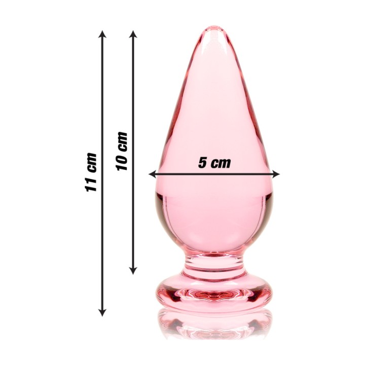 IBIZA TECHNOLOGY Plug anal de cristal NEBULA 4 11CM Ø5CM