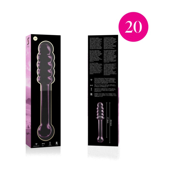 IBIZA TECHNOLOGY Crystal dildo NEBULA 20 20,5CM Ø3CM