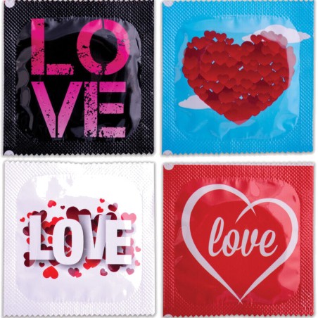 préservatifs dans un sachet love 144 uds