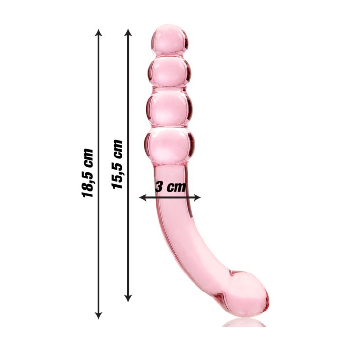 IBIZA TECHNOLOGY Kryss dildo NEBULA 14 18,5CM Ø3CM