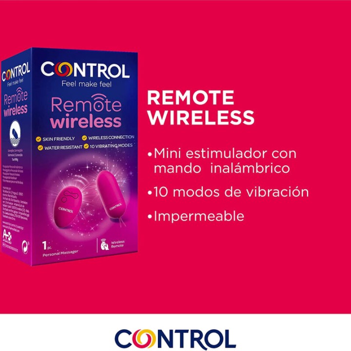 CONTROL Personlig massör med fjäderstyret WIRELESS D-235734