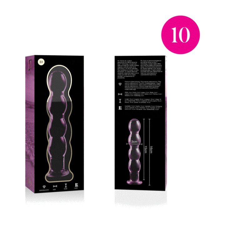 IBIZA TECHNOLOGY Kryss dildo NEBULA 10 16,5CM Ø3,5CM