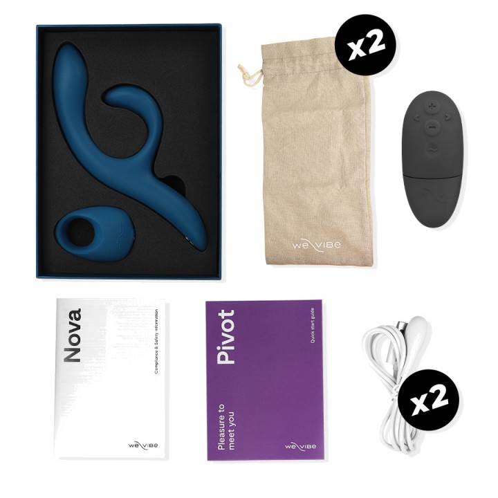 WE-VIBE Set of vibrators for couples with remote control