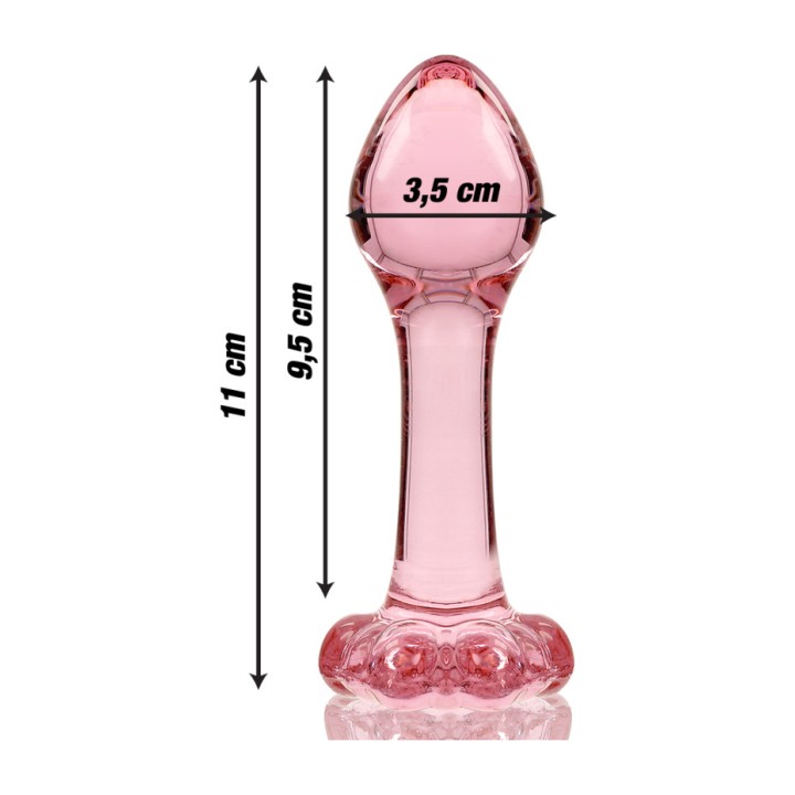 IBIZA TECHNOLOGY Plug anal en cristal NEBULA 2 11CM Ø3,5CM
