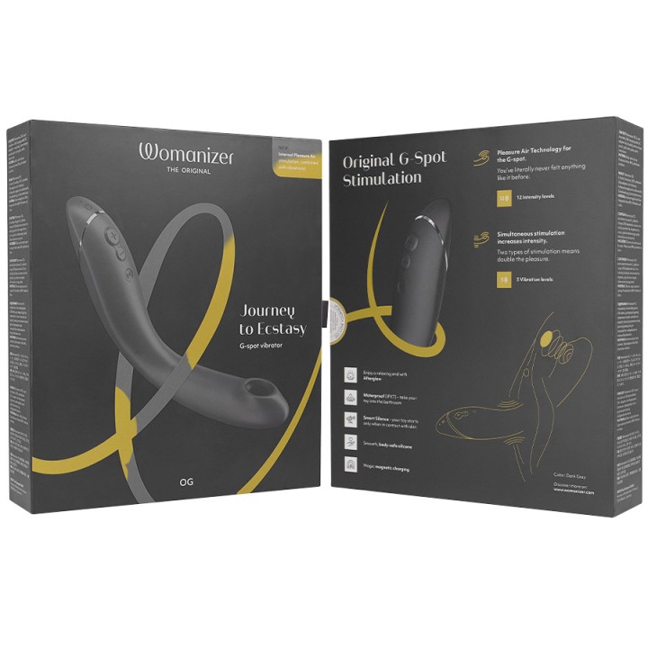 WOMANIZER Vibratore punto G con suczione del clitoride OG