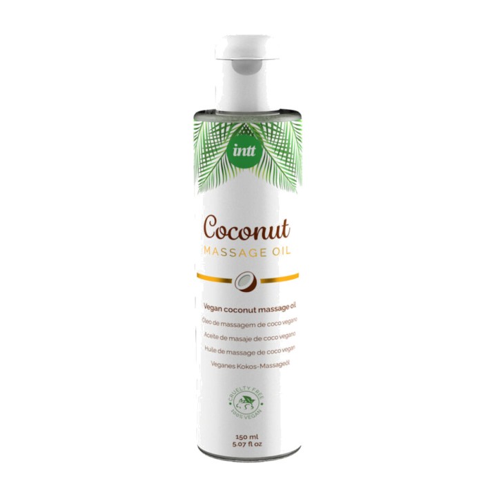 INTT Huile de massage végane relaxante au goût doux noix