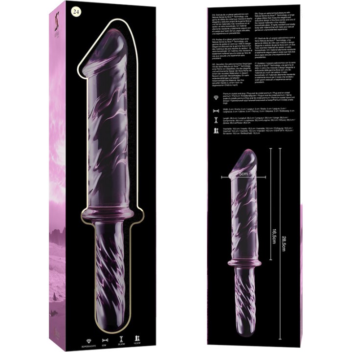 IBIZA TECHNOLOGY Kryss dildo NEBULA 24 28,5CM Ø5CM