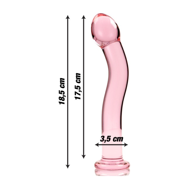 IBIZA TECHNOLOGY Kryss dildo NEBULA 18 18,5CM Ø3,5CM