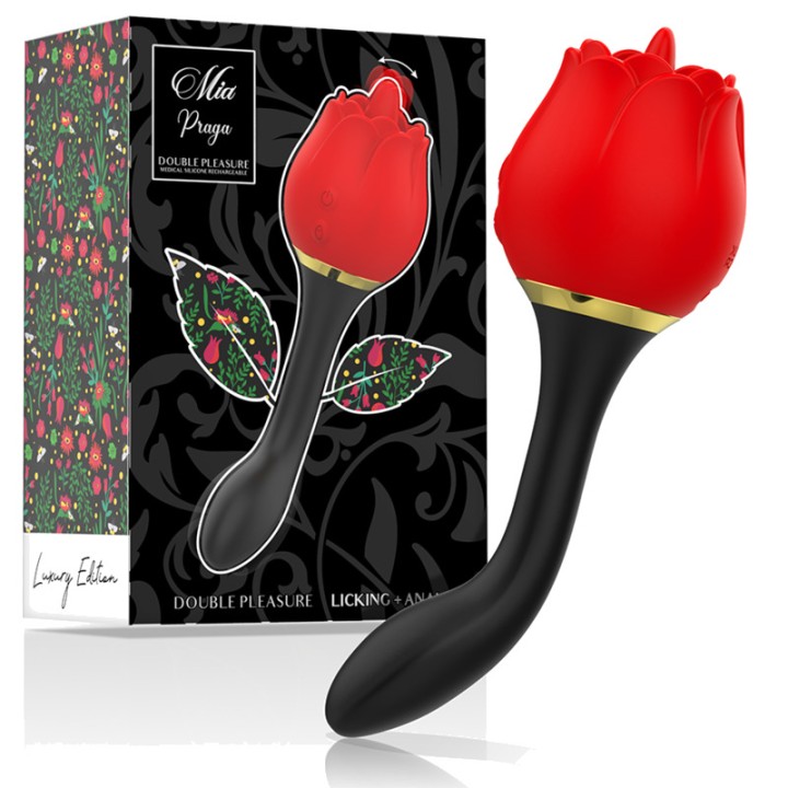 MIA Stymulator dolecza i odbytu PRAGA DOUBLE PLEASURE