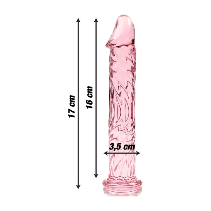 IBIZA TECHNOLOGY Κρύσταλλος διλντο NEBULA 12 17CM Ø3,5CM