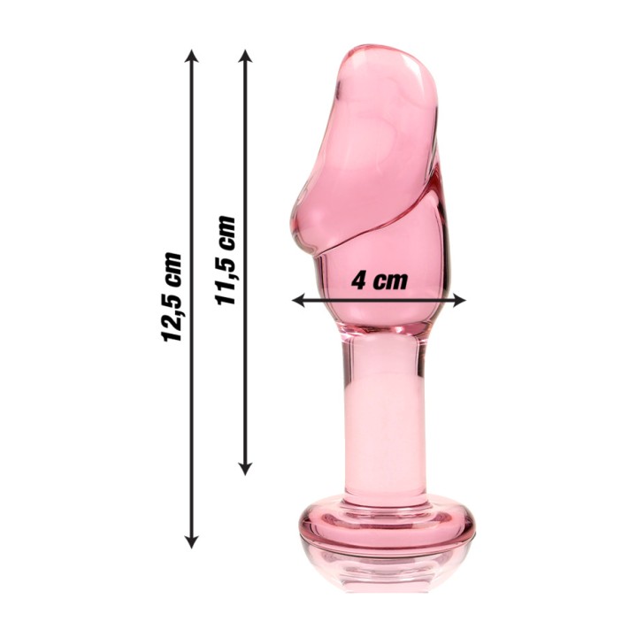 IBIZA TECHNOLOGY Plug anal de cristal NEBULA 6 12,5CM Ø4CM