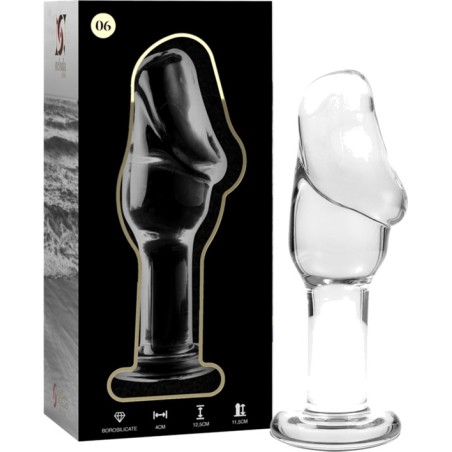 plug anal de cristal nebula 6 12,5cm ø4cm