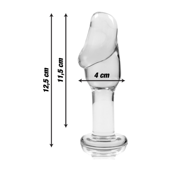 IBIZA TECHNOLOGY Plug anal de cristal NEBULA 6 12,5CM Ø4CM