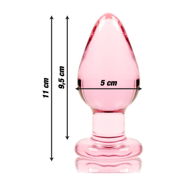 IBIZA TECHNOLOGY Plug anale in cristallo NEBULA 3 11CM Ø5CM