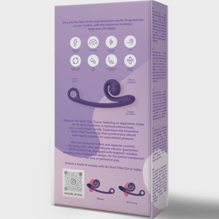 SNAIL VIBE Vibrattori stimulaattori CURVE D-235768VAR