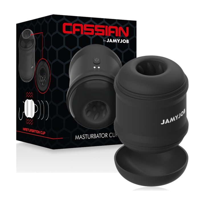 JAMYJOB Mužský masturbator s vibráciou CASSIAN D-234761