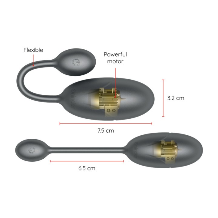 ONINDER Vibrating egg with app TOKYO 7,5X3,2CM D-234753VAR