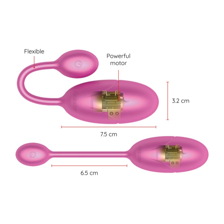 ONINDER Vibrating egg with app TOKYO 7,5X3,2CM D-234753VAR
