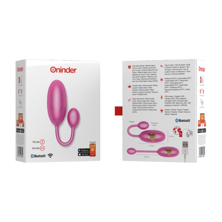 ONINDER Vibrating egg with app TOKYO 7,5X3,2CM D-234753VAR
