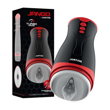 mandeldild med trykkteknik og vibration jango