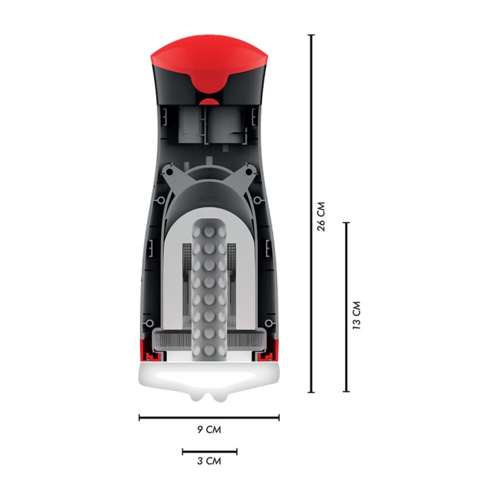 JAMYJOB Mannlig stimulatormed kompression och vibration