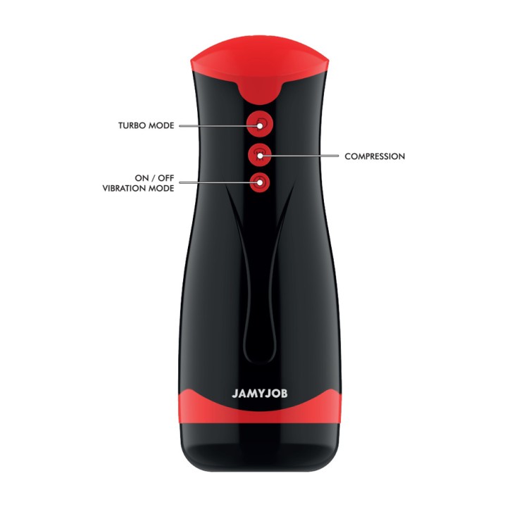 JAMYJOB Masturbator für Männer mit Kompression und Vibration