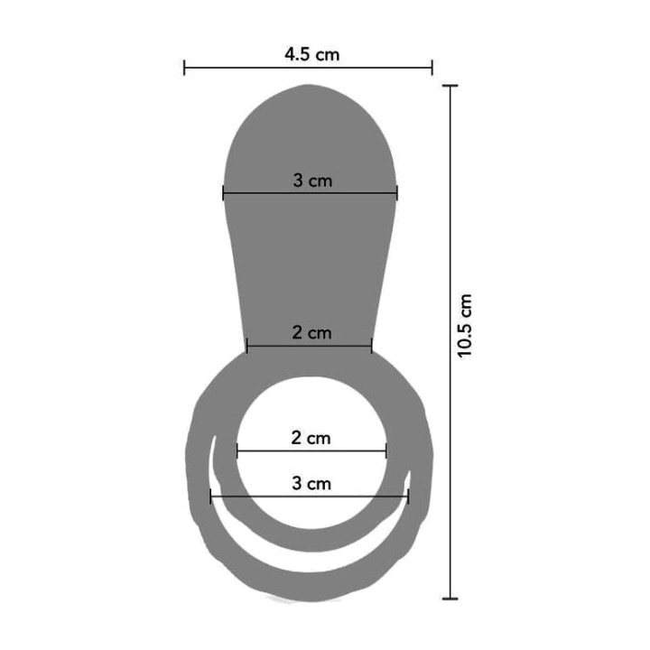 XOCOON Anello vibratore per coppie D-234620VAR