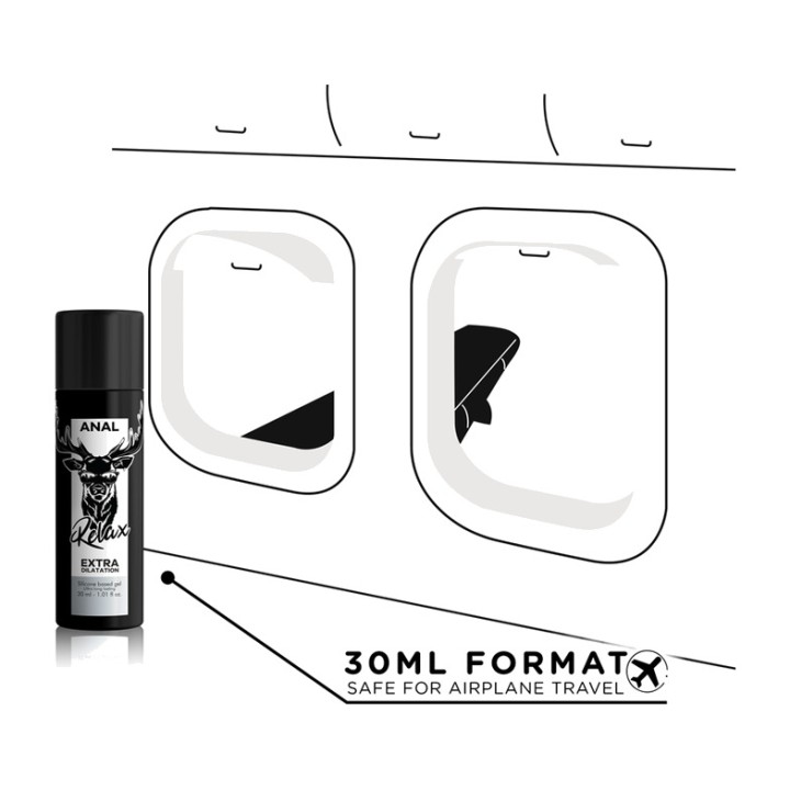 BLACK HOLE Anal Dilator Lubricant Silicone Base Concentrated