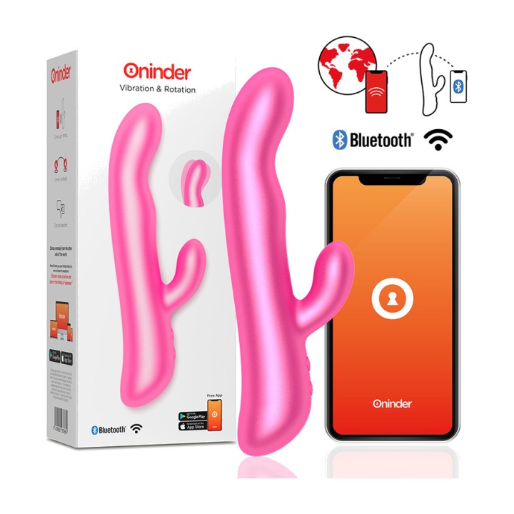 ONINDER Vibrerings- och rotationsstimulatör med app OSLO