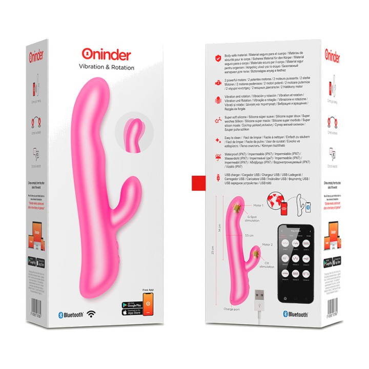 ONINDER Vibrerings- och rotationsstimulatör med app OSLO